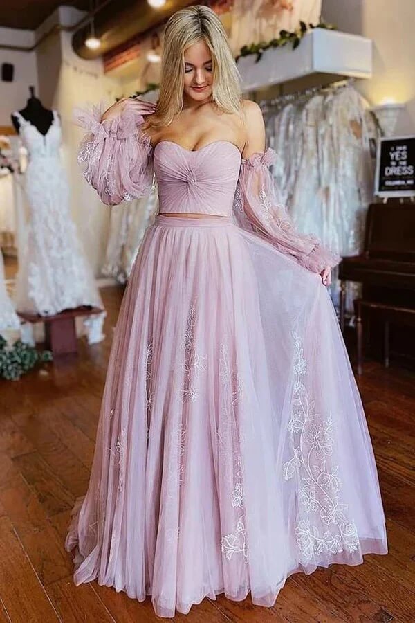 Dirty pink prom dresses best sale