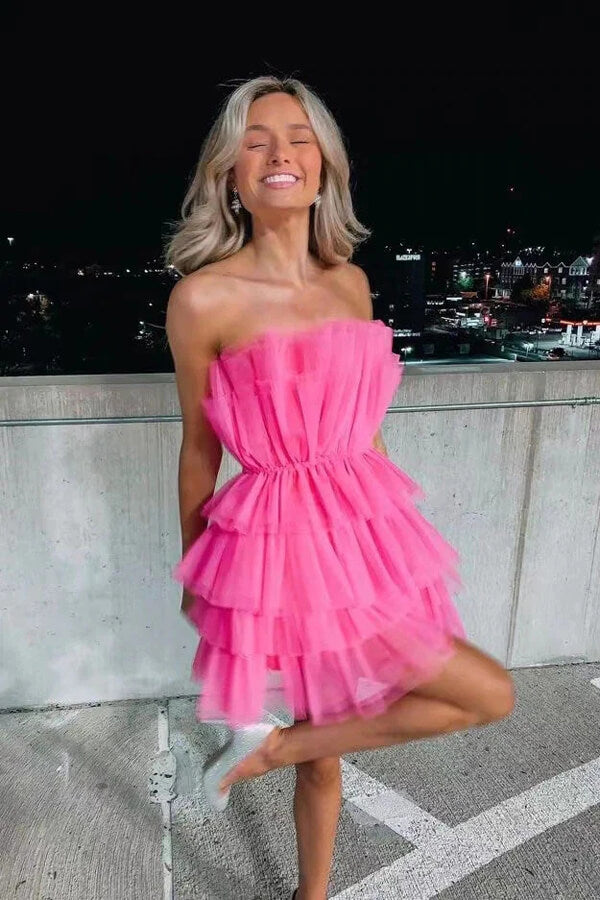 Hot Pink Sweet 16 Dresses