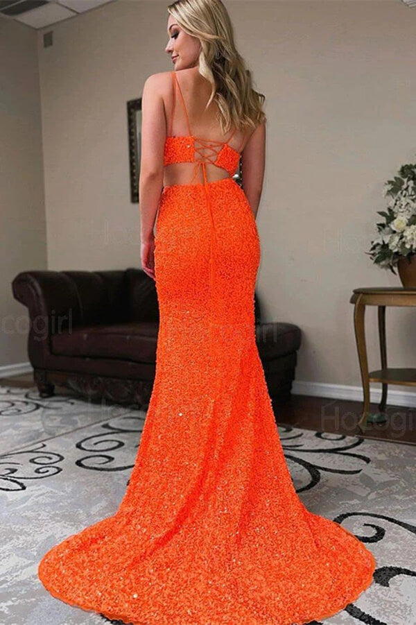 Orange two piece dress sale