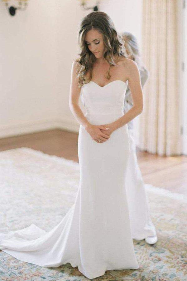 Vintage Sweetheart Neckline Wedding Dresses