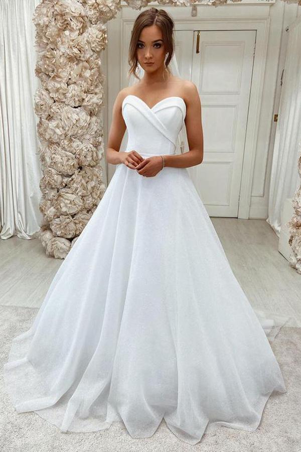 Glitter Sparkling Wedding Veil Off-the-shoulder Bridal Veil -   Wedding  gowns lace, Wedding dress prices, Simple white wedding dress