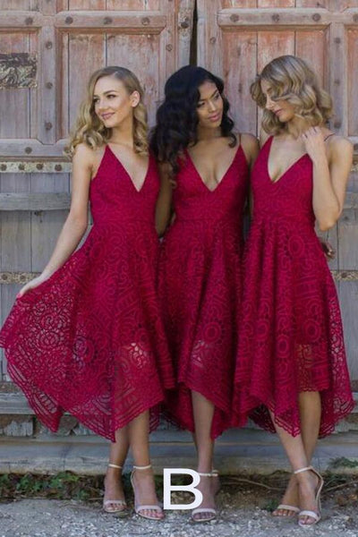 Black Lace Short Sleeve Homecoming Dress, Short Prom Dress With Appliques,  MH132